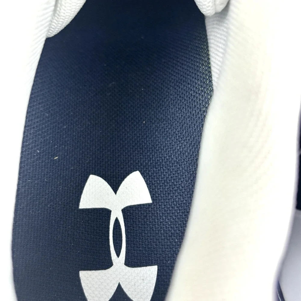 Under Armour Nitro Football Cleats Navy White Men's Size 12 NWOB 3000182-401